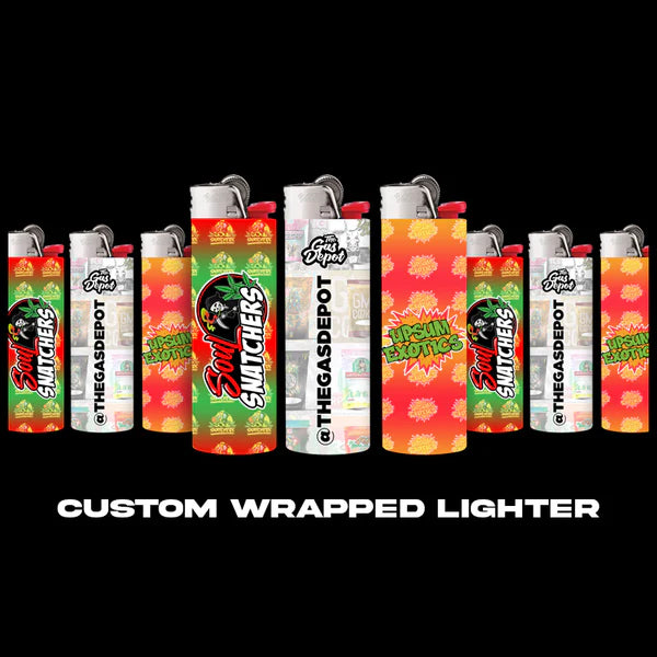 Custom Wrapped Lighters